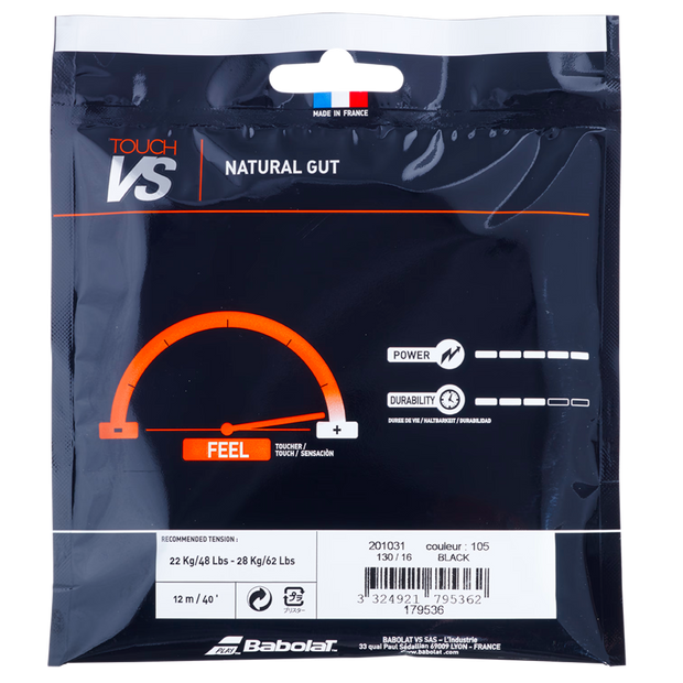 Babolat Touch VS Natural Gut Tennis String