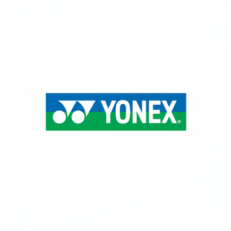Yonex logo on a green and blue background